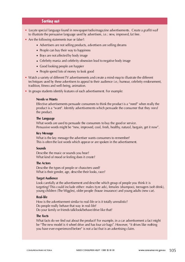 Consumer stuff for kids a teaching and learning resource