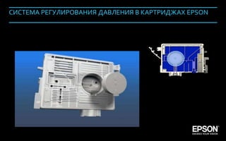 СИСТЕМА РЕГУЛИРОВАНИЯ ДАВЛЕНИЯ В КАРТРИДЖАХ EPSON




Company Confidential                                 119
 