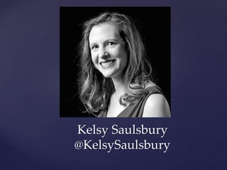 Consumer Understanding Approaches Kelsy Saulsbury