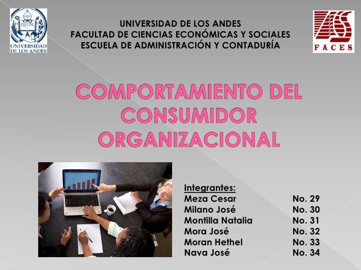 Consumidor organizacional exposicion