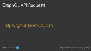 @TheCodeTraveler https://codetraveler.io/consuming-graphql/
 