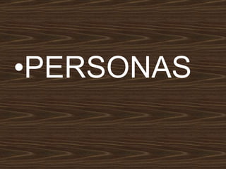 PERSONAS 