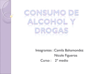 Integrantes : Camila Bahamondez
Nicole Figueroa
Curso : 2º medio
 