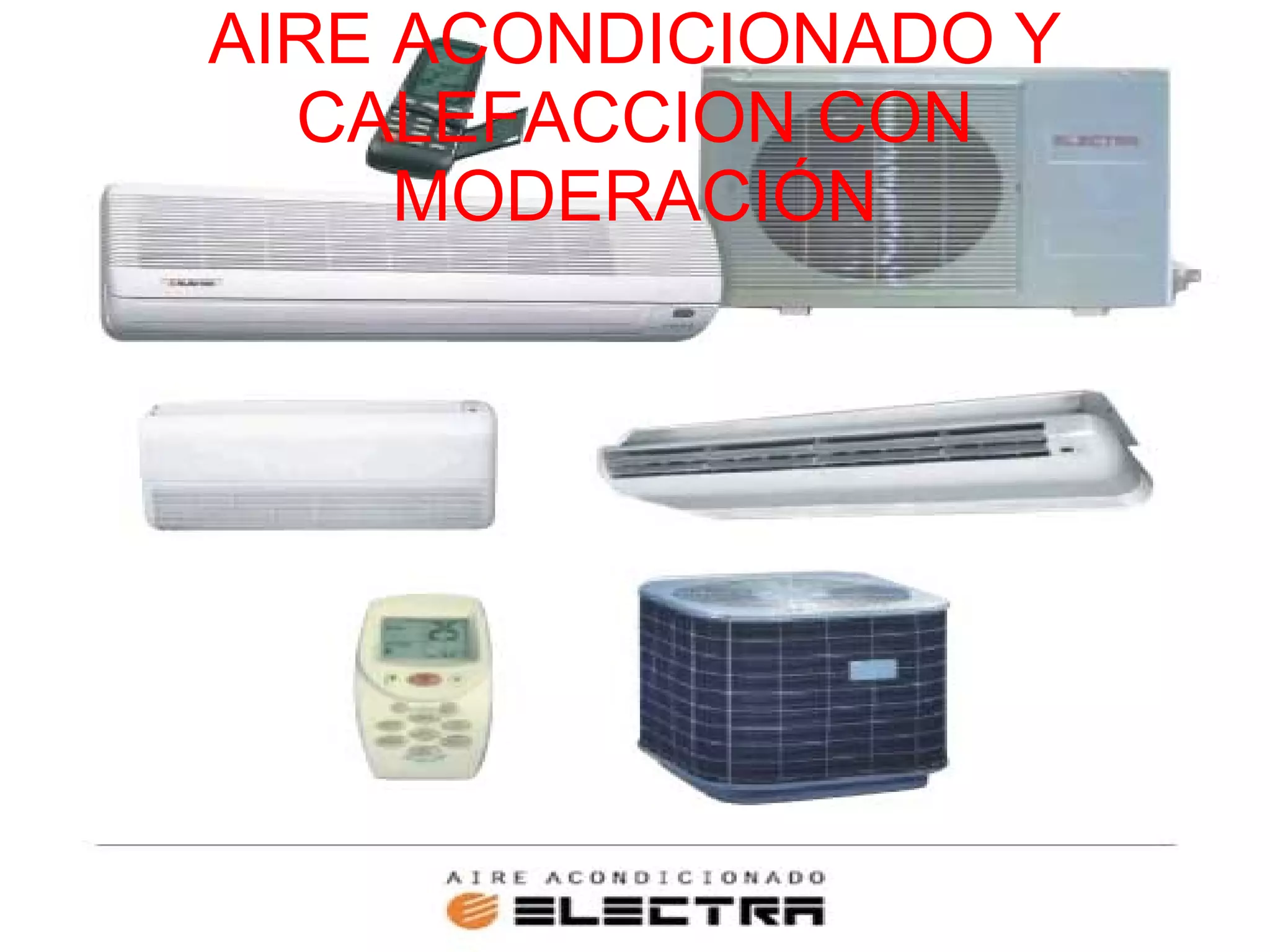 AIRE ACONDICIONADO Y CALEFACCION CON MODERACIÓN