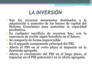 Consumo,ahorro e inversión | PPTX