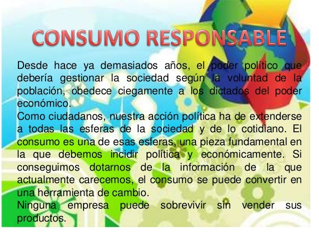 Consumo responsable