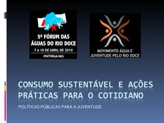 ECO QUIZ Consumo Sustentável Nível II – 2º e 3º ciclos. - ppt carregar