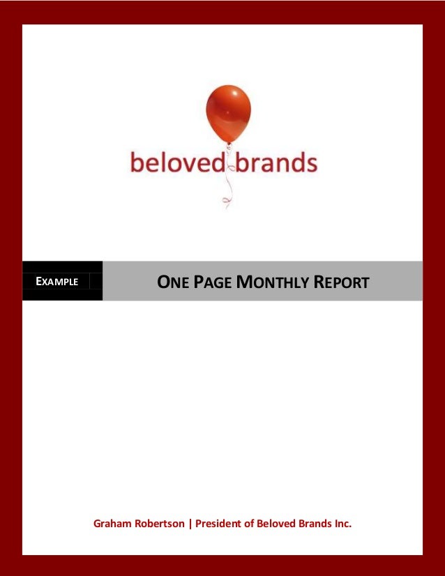 monthly report example customer service monthly report sample