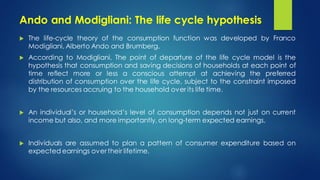 Complete Macro Economics: Consumption Function | PDF