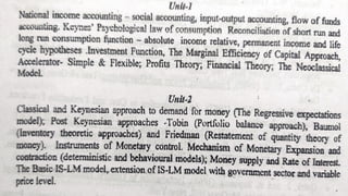 Complete Macro Economics: Consumption Function | PDF
