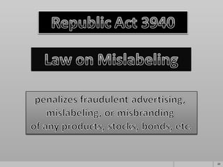 Consumption   consumer rights