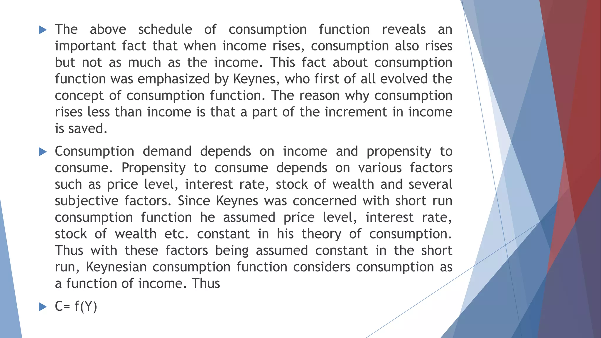 Consumption function and investment function chapter 2 | PPSX