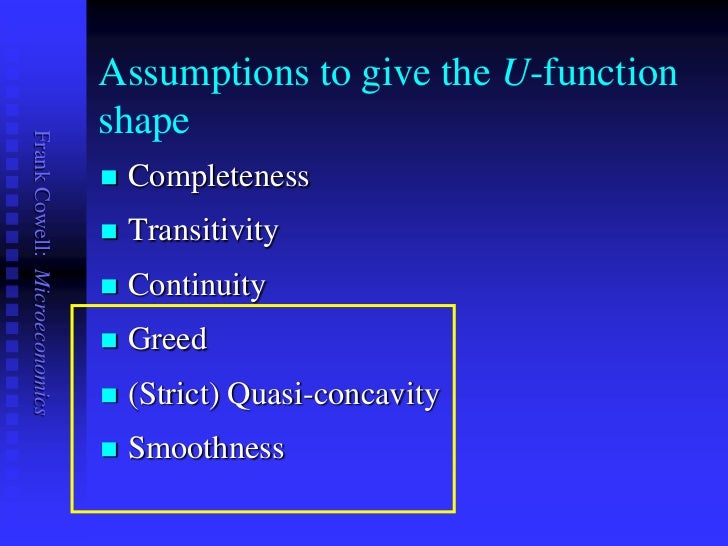 monotonic transformation of utility function Monotonic transformation a way of transforming one set of numbers into another set of numbers in a way that preserves the order a monotonic transformation of a utility function is a utility function that represents the same preferences as the original utility function. monotonic transformation of utility function Monotonic transformation a way of transforming one set of numbers into another set of numbers in a way that preserves the order a monotonic transformation of a utility function is a utility function that represents the same preferences as the original utility function.