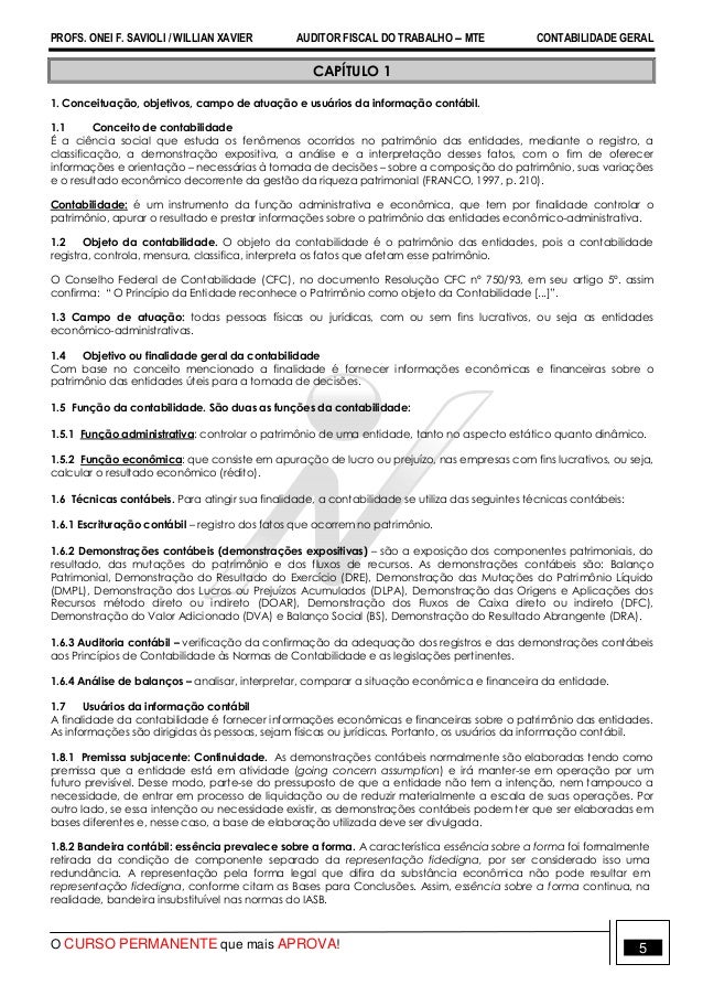 Exame contabilidade e auditoria