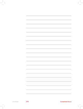 Contabilidade Básicae-Tec Brasil 214
 