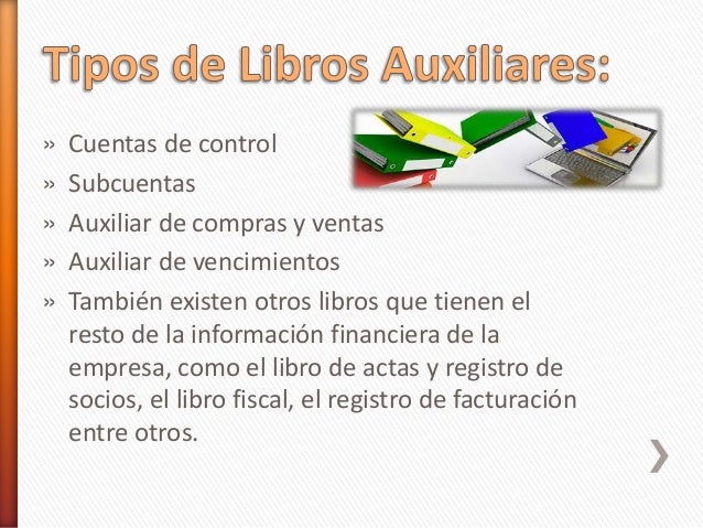 Libros Auxiliares de Contabilidad