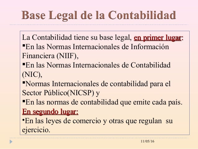 Leyes De Contabilidad