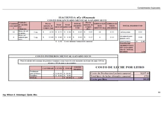 Contabilidades Especiales
44
Ing. Wilson A. Velastegui. Ojeda. Msc.
 