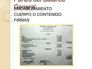 Contabilidad balance general | PPTX