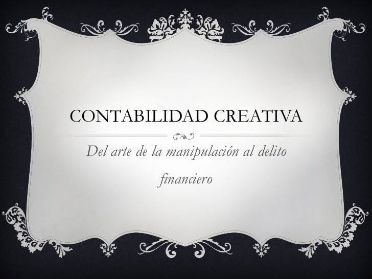 Contabilidad creativa
