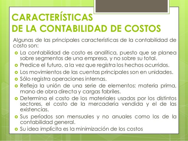 Contabilidad de costo