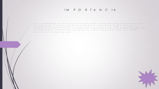 I M P O R T A N C I A
L a C o n t a b i l i d a d d e C o s t o s e n u n a e m p r e s a e s d e g r a n i m p o r t a n c i a p a r a l a
p l a n i f i c a c i ó n y c o n t r o l d e l a s a c t i v i d a d e s d e n t r o d e l a m i s m a . E s u n a
h e r r a m i e n t a m u y e f e c t i v a , y a q u e t o d o s l o s d a t o s q u e e s t a p r o p o r c i o n a a l o s
u s u a r i o s d e l a i n f o r m a c i ó n c o n t a b l e e n a l g ú n m o m e n t o s e r á n m u y ú t i l e s
d e n t r o d e l a o r g a n i z a c i ó n .
I R A
D I A P O S
I T I V A 2
 