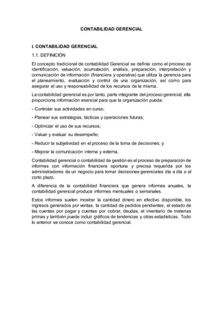 Contabilidad de costos y gerencial | DOCX
