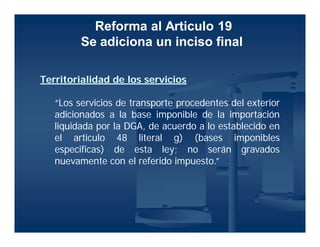 Contabilidad de impuestos ley de iva | PDF