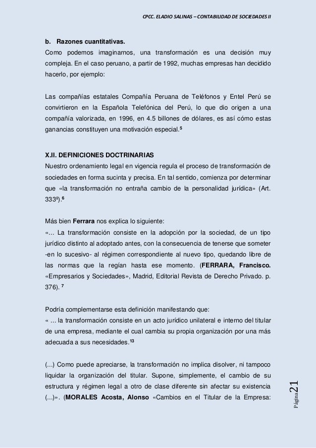 Contabilidad De Sociedades Ii Conclusion Y Apa