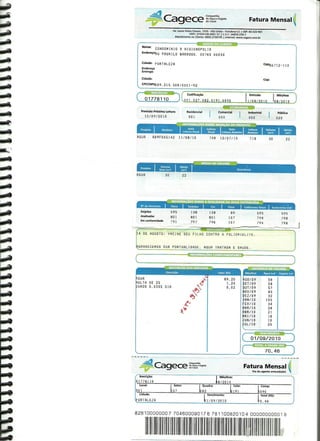 Prestação de Contas - Agosto 2010