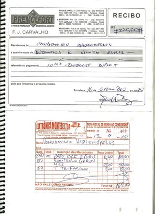 Prestação de Contas - Agosto 2010