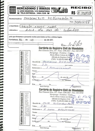 Prestação de Contas - Agosto 2010