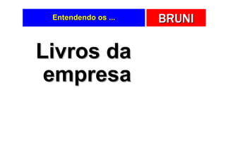 Entendendo os ...   BRUNI

Livros da
 empresa
 