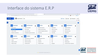 Interface do sistema E.R.P
 