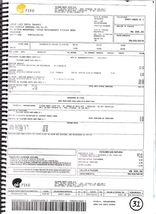 Prestação de Contas - Fevereiro 2010