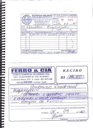 Prestação de Contas - Fevereiro 2010