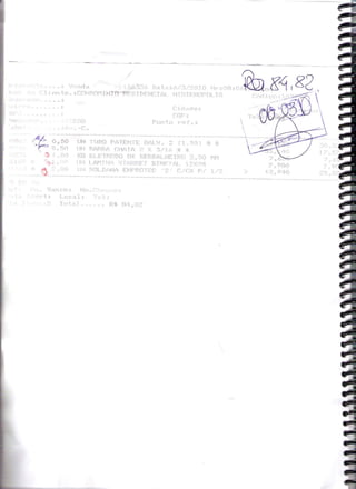 Prestação de Contas - Fevereiro 2010