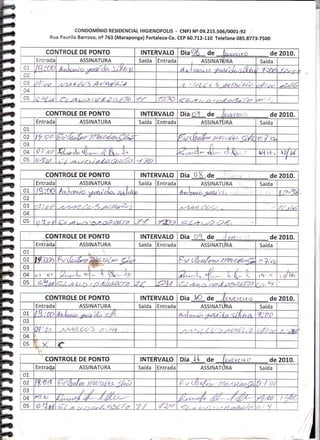 Prestação de Contas - Fevereiro 2010