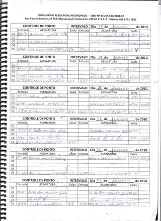 Prestação de Contas - Fevereiro 2010