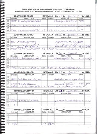 Prestação de Contas - Fevereiro 2010