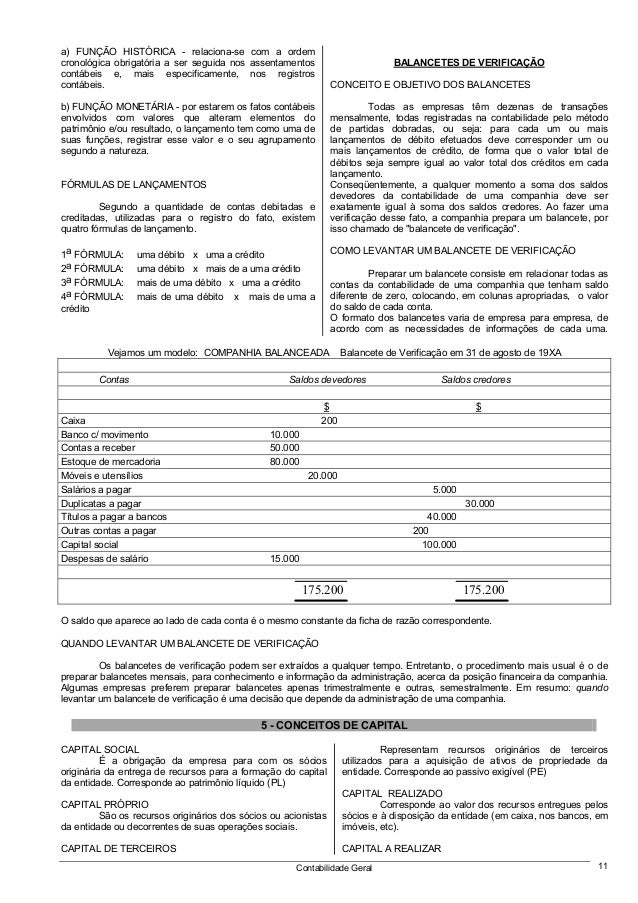 O Que E Contabilidade Geral