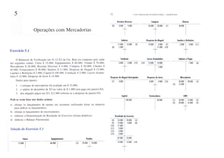 Contabilidade introdutoria   exercicios