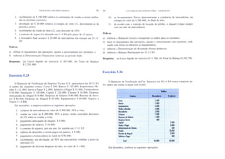 Contabilidade introdutoria   exercicios
