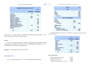 Contabilidade introdutoria   exercicios
