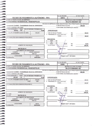 Prestação de Contas - Junho 2010