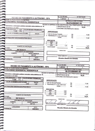 Prestação de Contas - Junho 2010