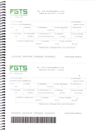 Prestação de Contas - Junho 2010