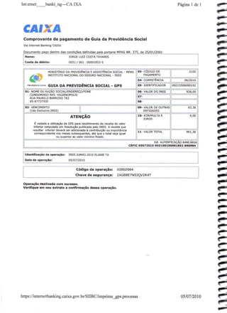 Prestação de Contas - Junho 2010