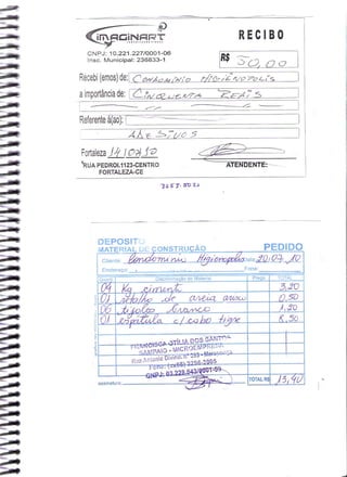 Prestação de Contas - Junho 2010