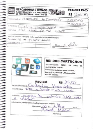 Prestação de Contas - Junho 2010